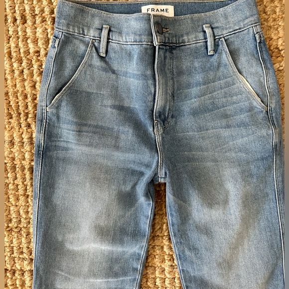 FRAME DENIM TROUSER JEANS SIZE 24 NWOT ASHTON - Picture 2 of 5